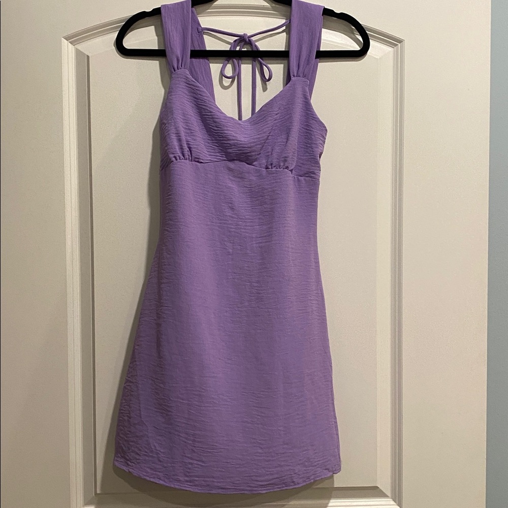 Purple Sleeveless Dress